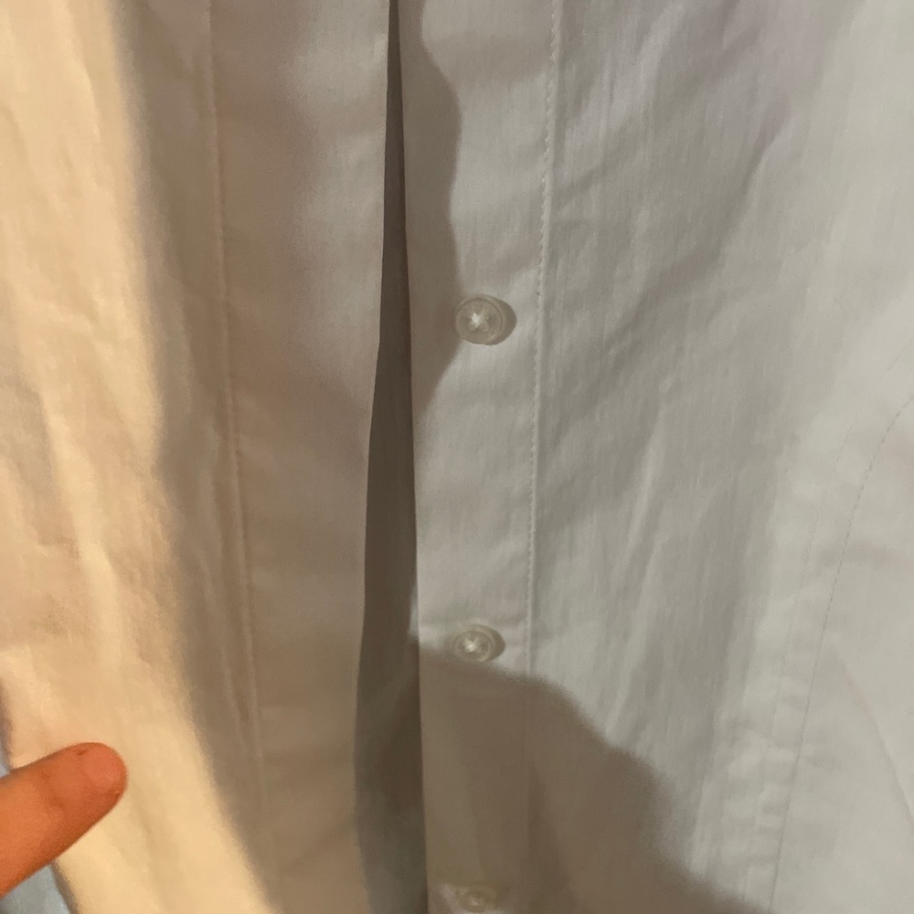 English Laundry Women's Small White Button Down Blouse NWT - Picture 5 of 8